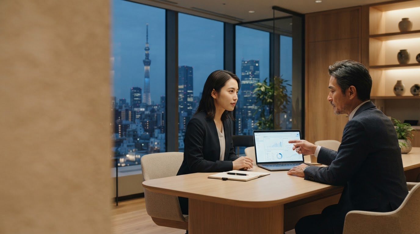 Wealthace AIのダッシュボードを移動中に確認するイメージ画像